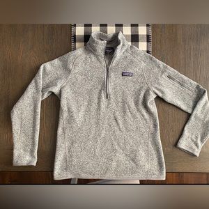 Gray Quarter-Zip Patagonia Better Sweater - Medium (fits on the smaller side)